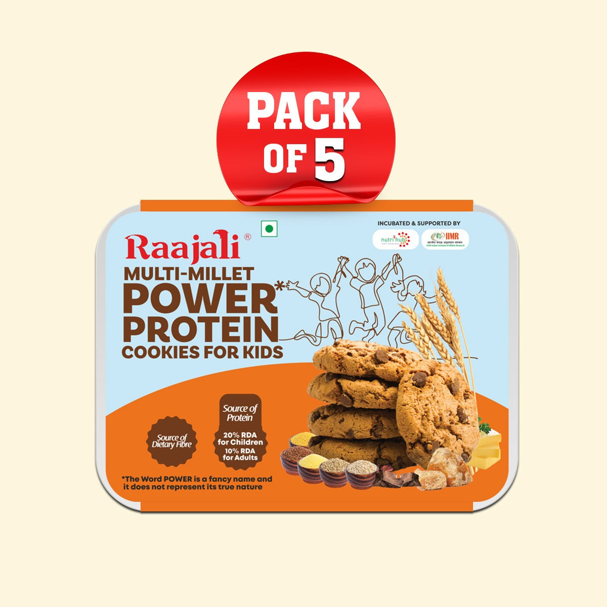 MULTI MILLET COOKIES FOR KIDS - 120g