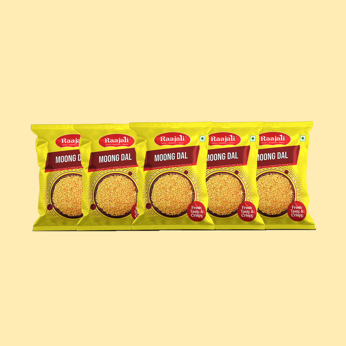Moong Dal Chota Packs - pack of 5 - Each 30g