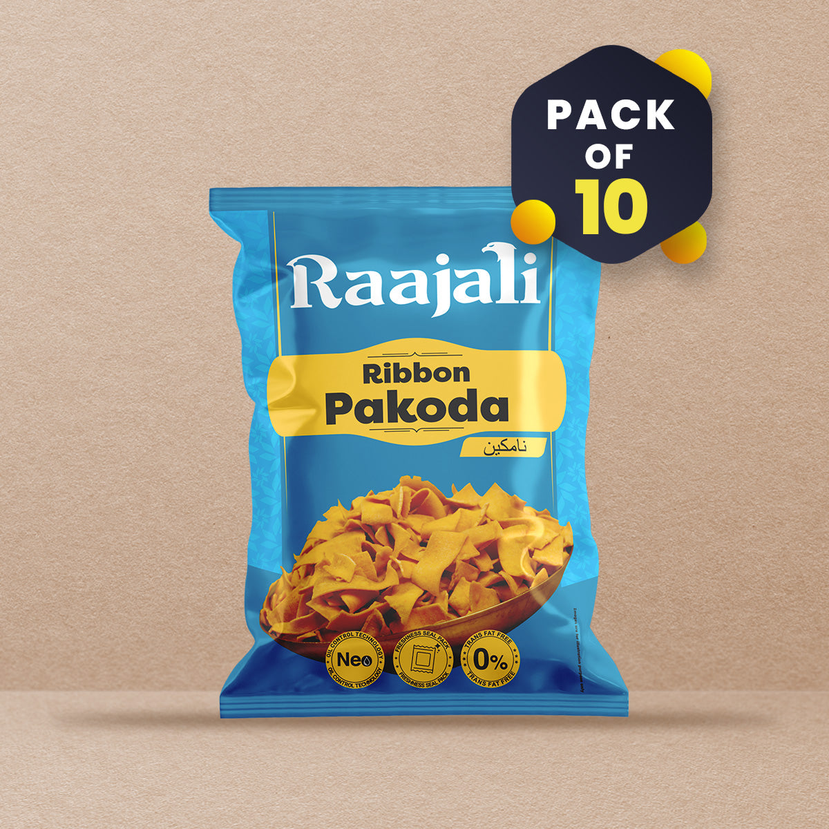 RIBBON PAKODA (150+15G PER PACK)