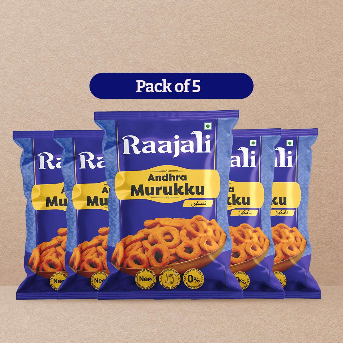 ANDHRA MURUKKU (150+15G PER PACK)