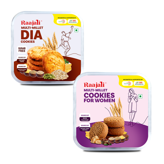 MULTI MILLET DIA COOKIES AND COOKIES FOR WOMEN  - Each 120g