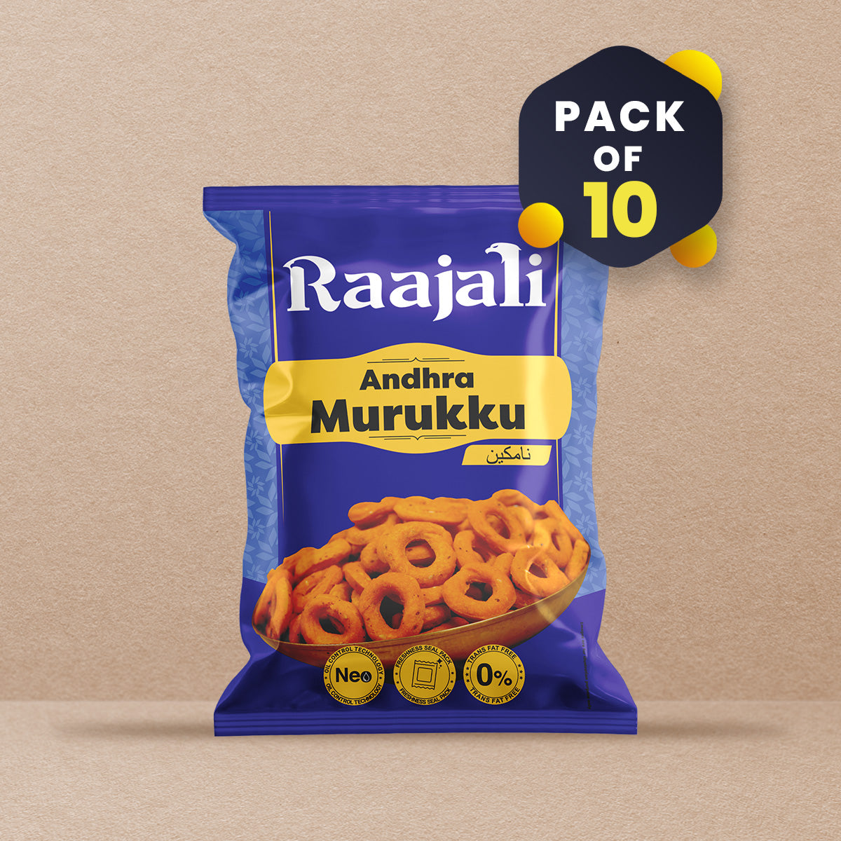 ANDHRA MURUKKU (150+15G PER PACK)