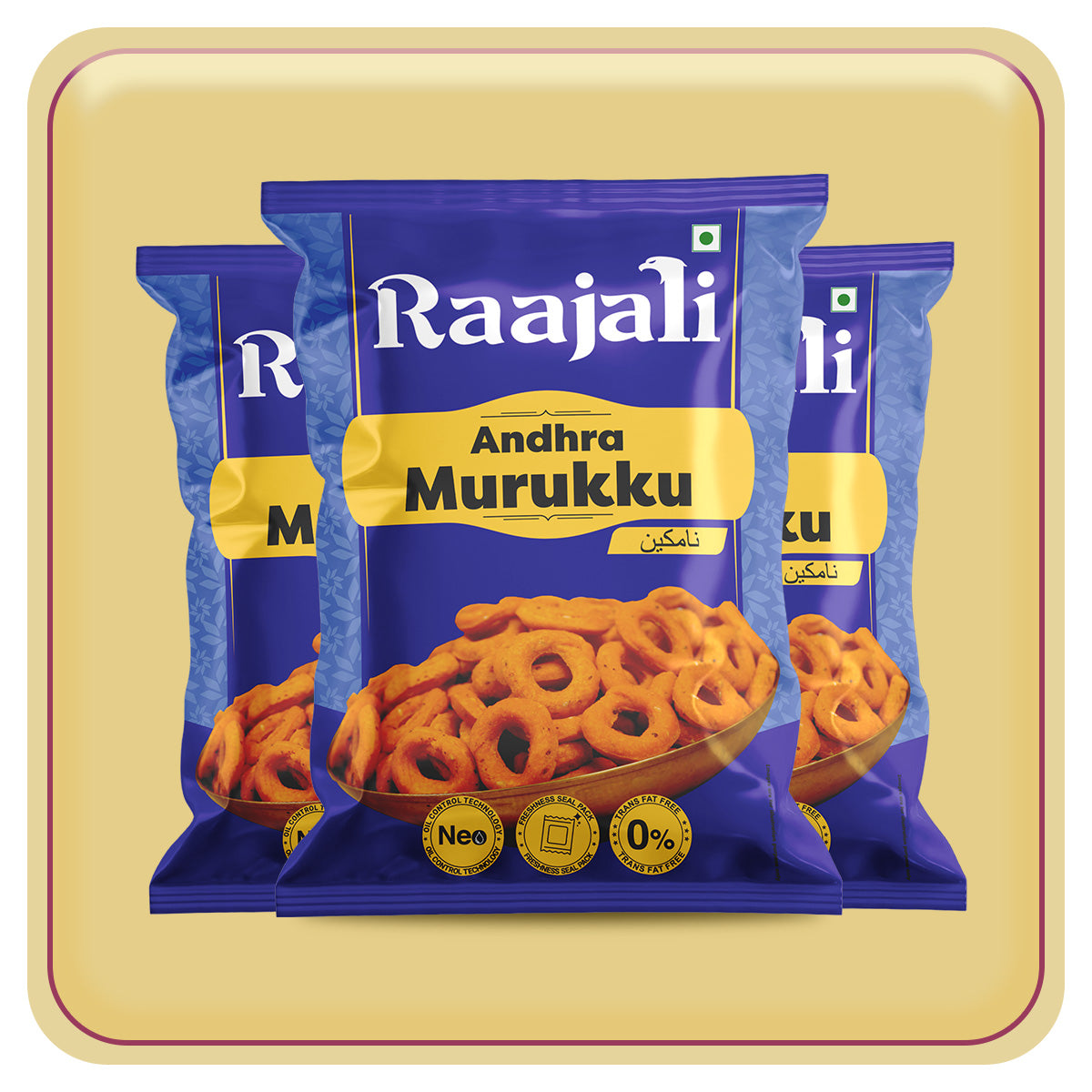 ANDHRA MURUKKU (150+15G PER PACK)