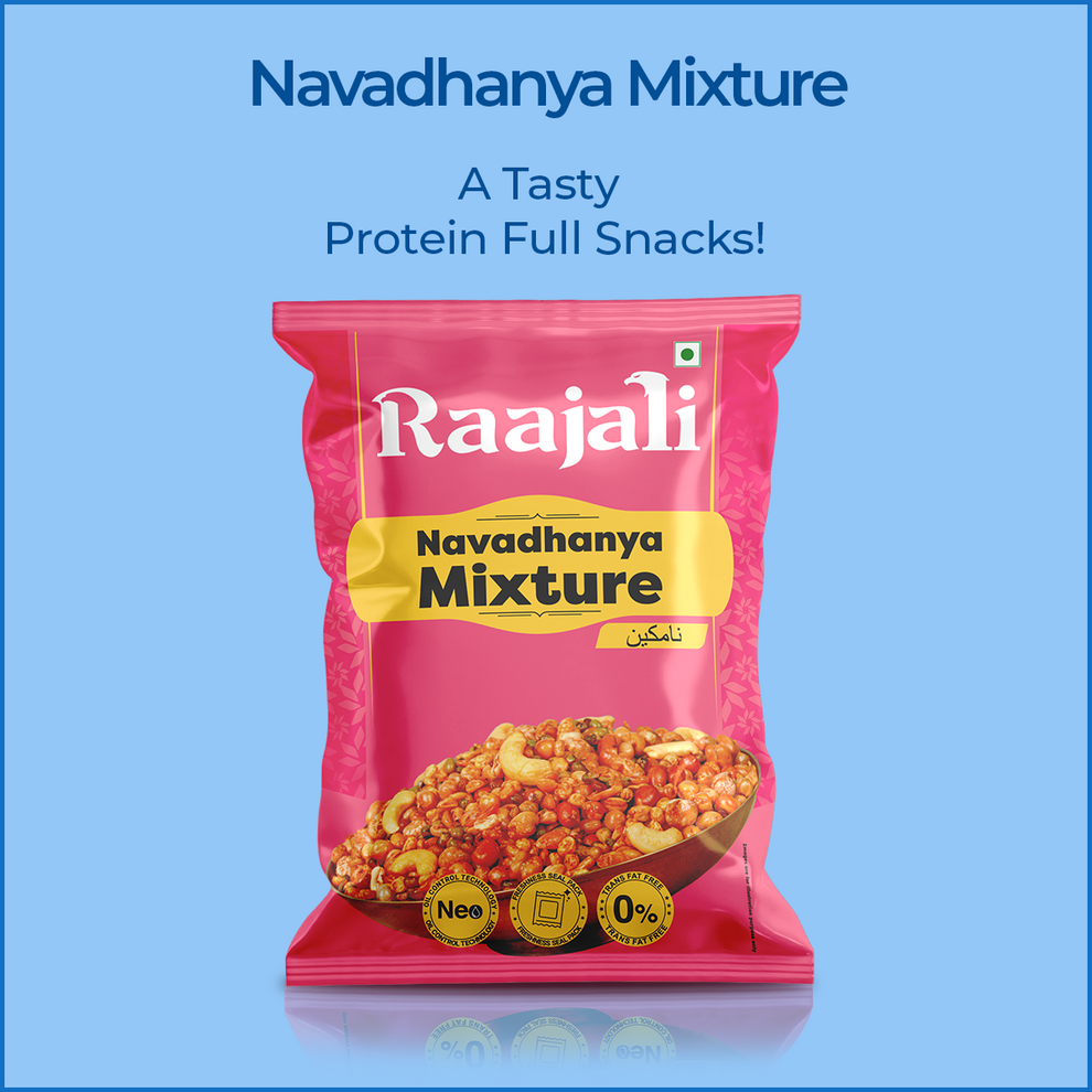 NAVADHANYA MIXTURE (140+15G PER PACK) – Raajali