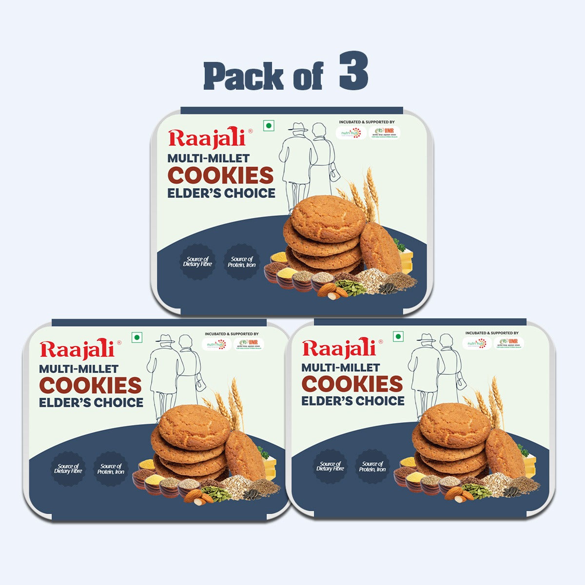 MULTI MILLET COOKIES FOR ELDERS - 120g