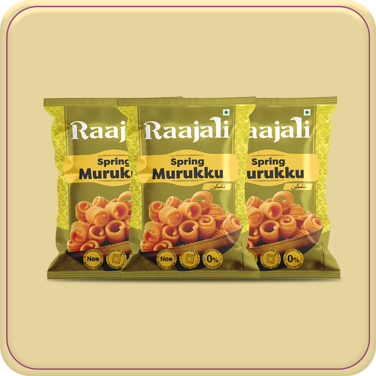 SPRING MURUKKU (150+15G PER PACK)