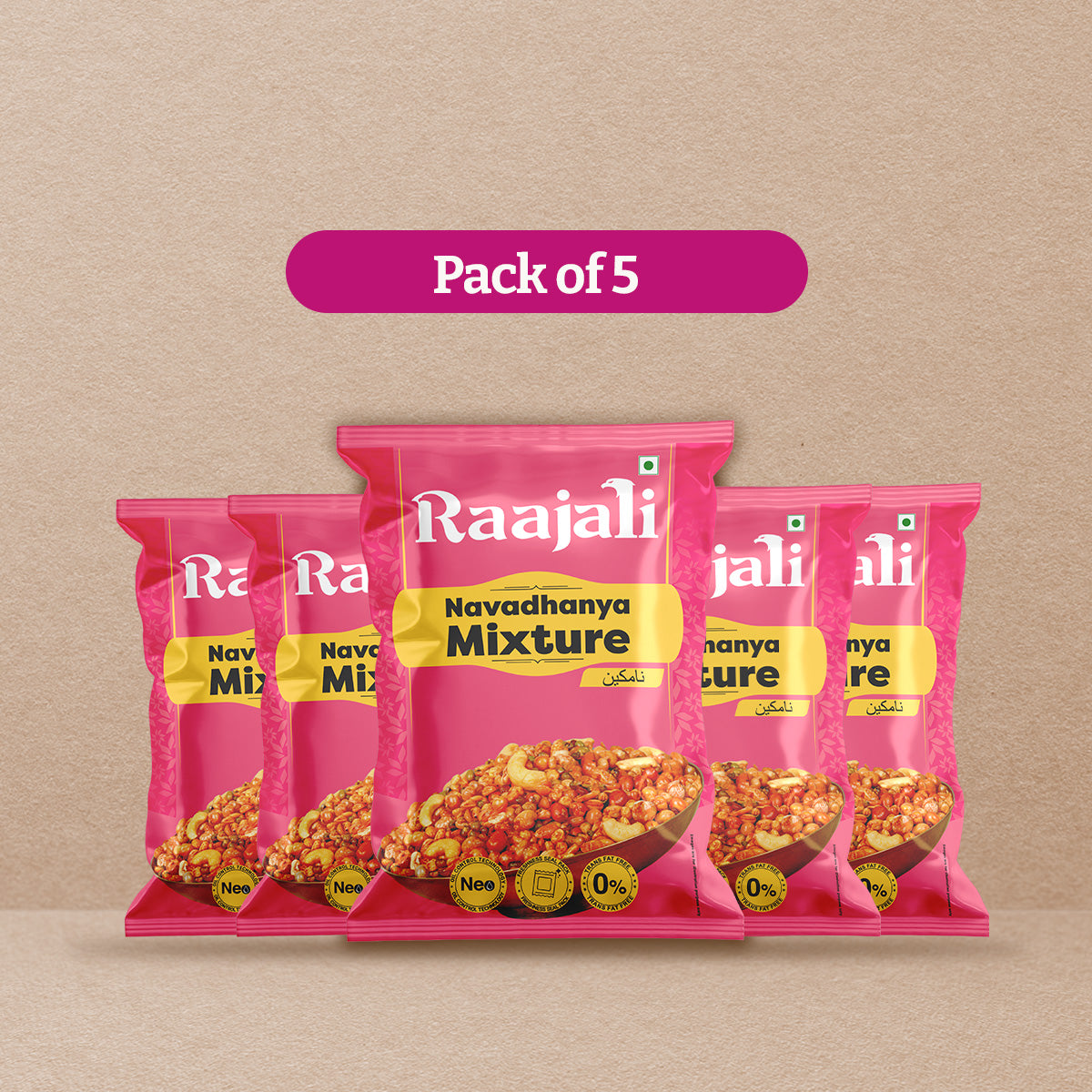 NAVADHANYA MIXTURE (140+15G PER PACK)