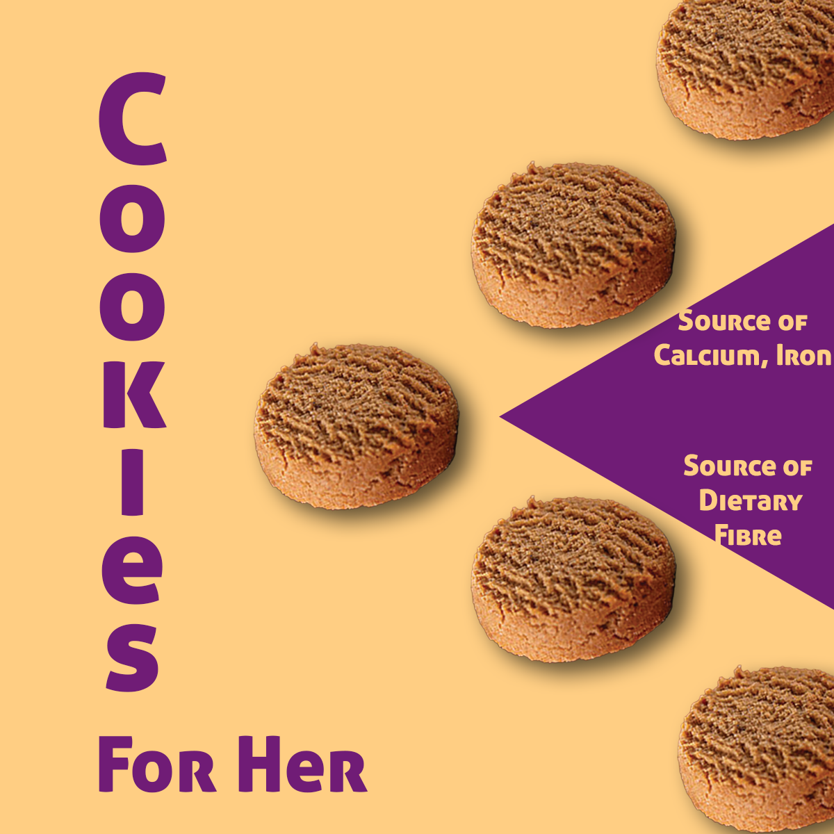 MULTI MILLET COOKIES FOR WOMEN  - 120g